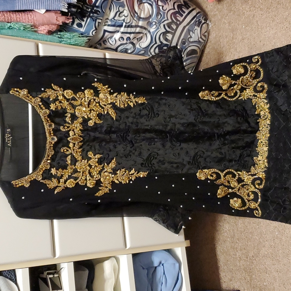 Chiffon Pakistani wedding wear shirt only FINAL PRICE